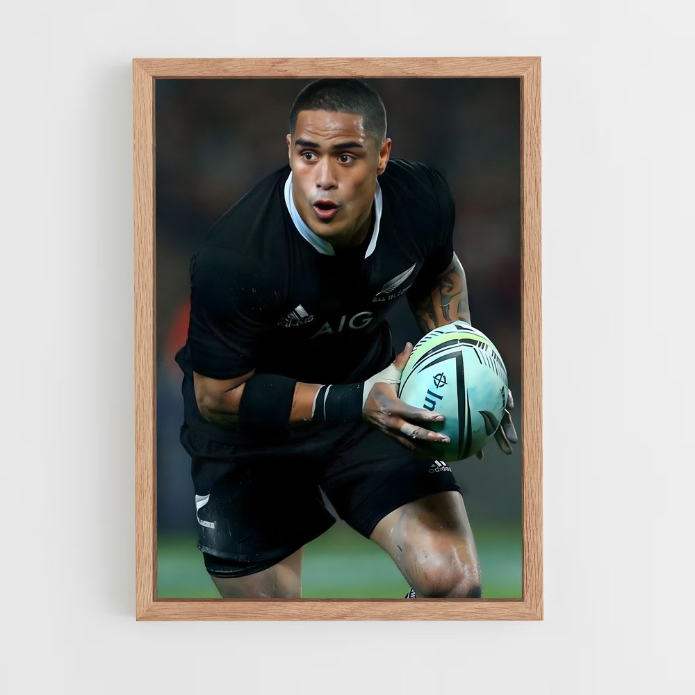 Poster L'Invincible Aaron – affiche Rugby (vue 4)